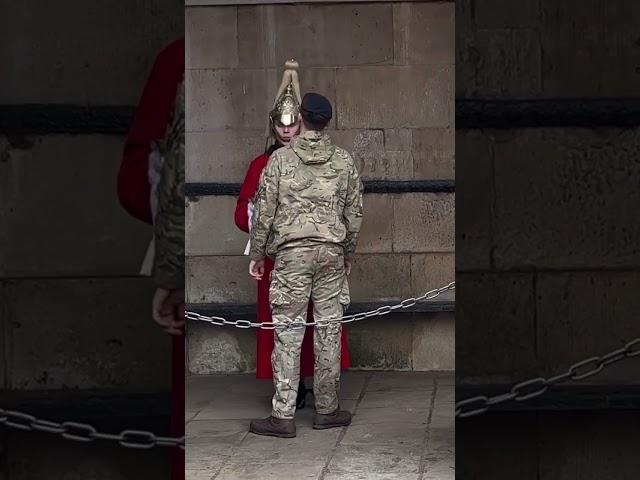 What’s up with this guard? ‍ #thekingsguard