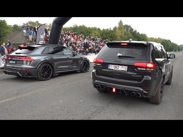 Jeep Cherokee Trackhawk vs ABT Audi RSQ8-R Signature Edition