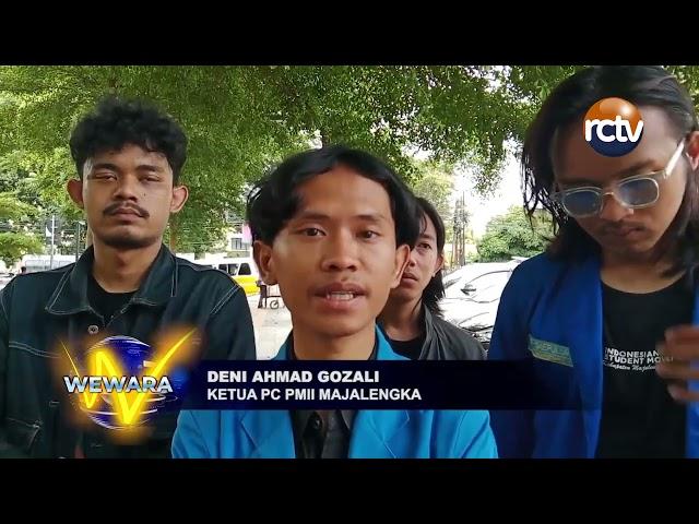 PC PMII Geruduk Kantor DPRD Majalengka