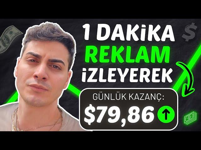 YENİ SİTE: 1 DAKİKALIK REKLAM İZLEYEREK $7 PARA KAZAN! - Reklam İzleyerek İnternetten Para Kazanma