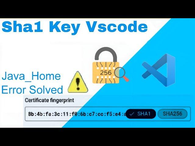 SHA 1 key vscode, ERROR getting SHA1 key flutter vscode, generate sha1 key Fast & Easy Way firebase