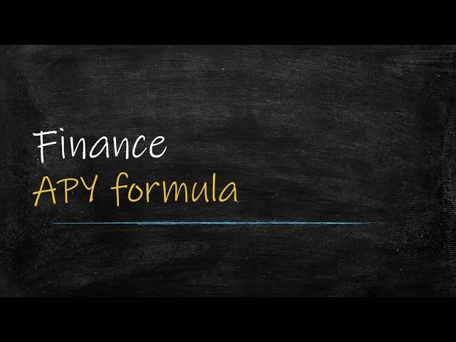 Finance: Using the APY formula in continuous compounding situations