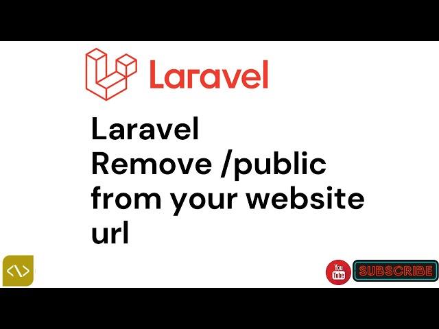 Laravel Remove /public from Website URL