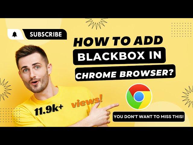 How to use Black-box extension in chrome browser for copying text from images and videos !!