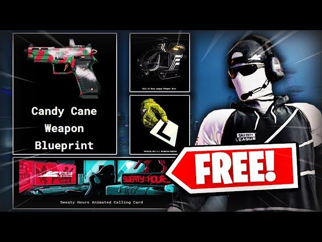 FREE MW2 CDL REWARDS + Candy Cane Blueprint | Call of Duty League Twitch Drop Announced!