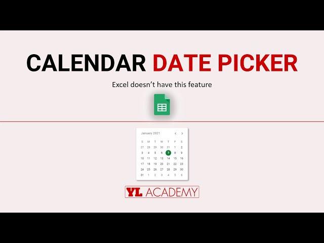 Google Sheets - Calendar Date Picker Popup