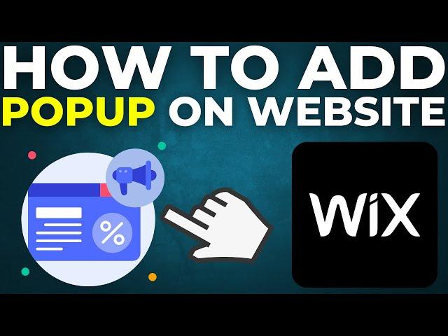 How To Add a Popup on Wix Website (2025)