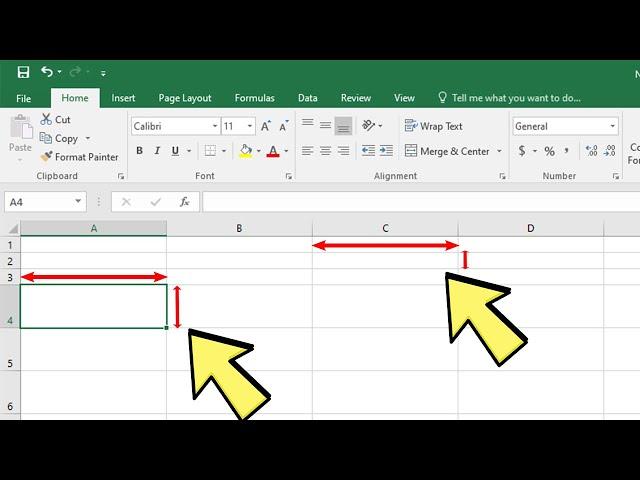 How to increase cell size in excel