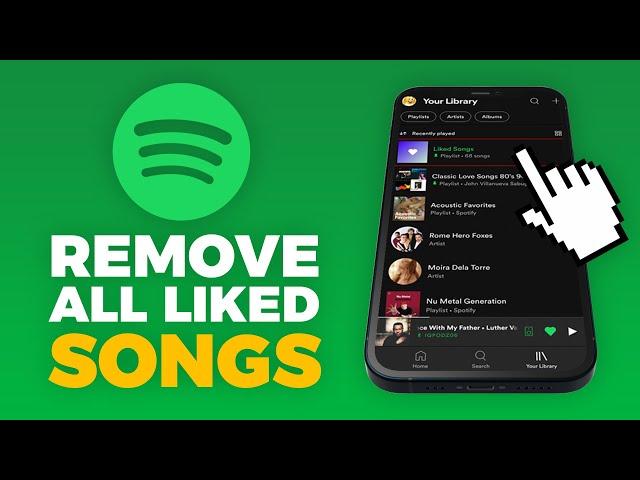 How To Remove All Liked Songs From Spotify (2024)