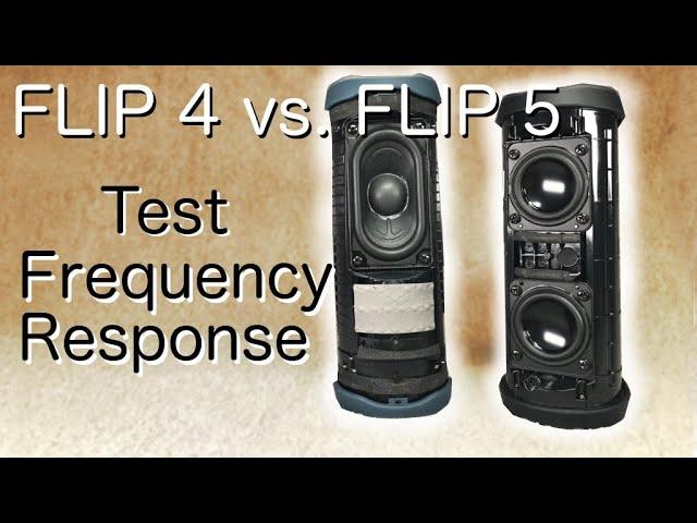  JBL FLIP 5 Frequency Response Test versus FLIP 4