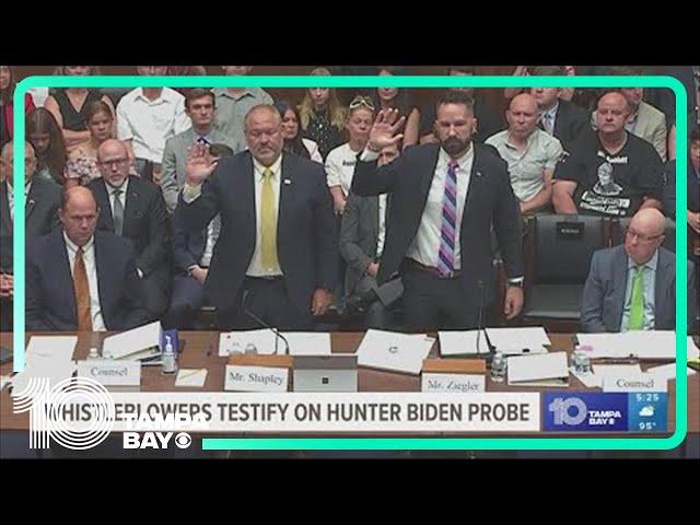 Whistleblowers testify on Hunter Biden probe