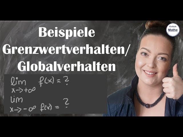 Grenzwertverhalten | Globalverhalten | Beispiele | Ganzrationale Funktionen by einfach mathe!