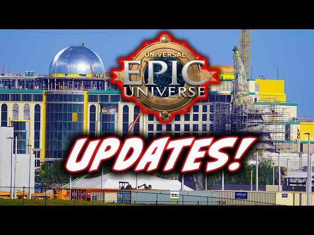 HUGE Epic Universe Construction UPDATES!