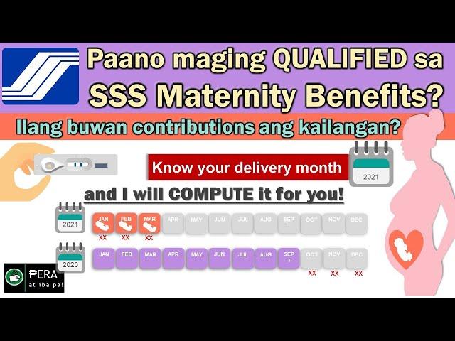 SSS Maternity Qualifying Period - Ilang monthly contributions ang kailangan?