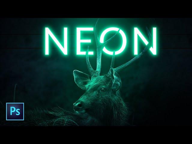 NEON Text Effect In Photoshop | Manipulation Tutorial | Easy Trick | PE81