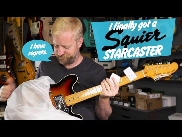 Squier Starcaster Unboxing & First (actually second) Impressions. I have strong feelings about this.