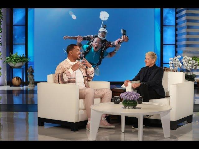 Will Smith Persuaded Wife Jada to Go Skydiving for His 50th Birthday – Extended Cut