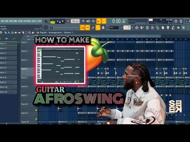 How To Make Guitar Afroswing Type Beat With Vocal Chops | FL Studio Tutorials | Beat Review