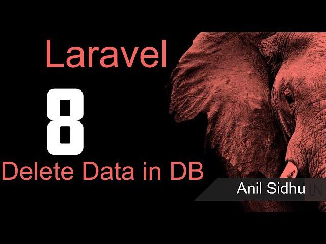 Laravel 8 tutorial - Delete Data in Database