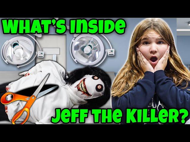 What's Inside The Jeff The Killer Dummy!We Found Villains (skit)