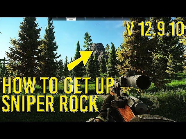 How to get up sniper rock - Woods map - Escape From Tarkov (V12.9.10)