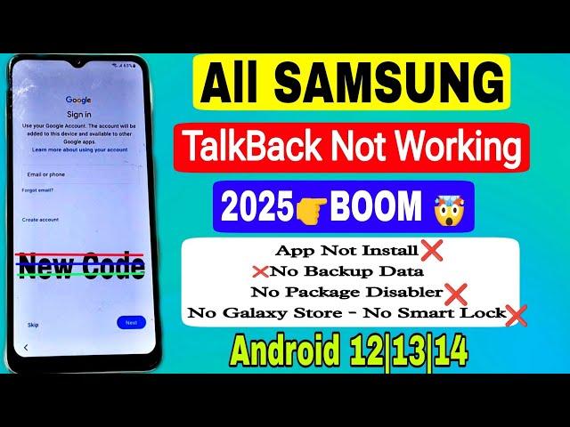 All SAMSUNG Galaxy FRP Bypass 2025(100%DONE) Android 12-13-14 Latest CodeFRP Unlock Without Pc