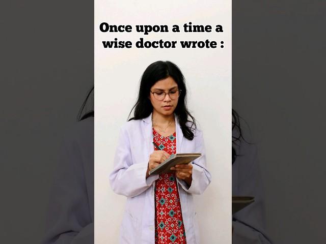 A wise doctor once wrote #shortvideo #shorts #youtubeshorts #ytshorts #funny