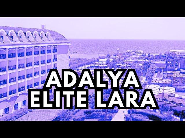 Discover Adalya Elite Lara Hotel! Very Close to the Airport