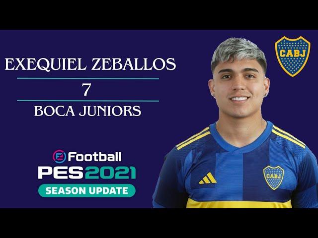 Exequiel Zeballos (Boca Juniors) - eFootball PES 2021