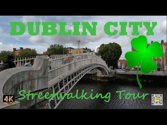 DUBLIN CITY CENTRE GRAFTON STREET WALKING TOUR 4K IRELAND