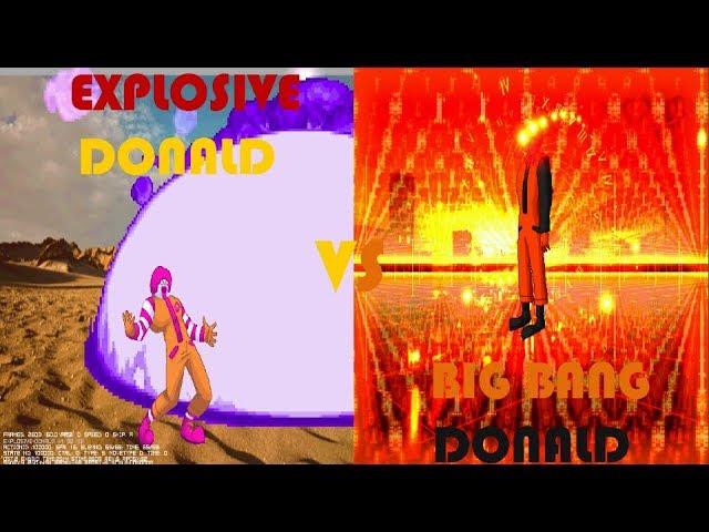 Explosive Donald vs Big Bang Donald (Cheaps) 1vs1 - Batalla Amistosa - Kof Mugen