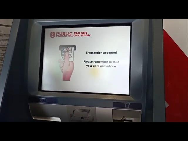 Cash deposit Through Cash Deposit Machine ~ Maybank | AM Bank | RHB Bank | Public Bank