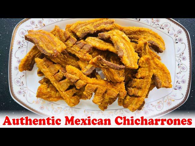 Authentic Mexican Chicharrones Recipe | Crispy Fried Pork Belly | Homemade Cracklings