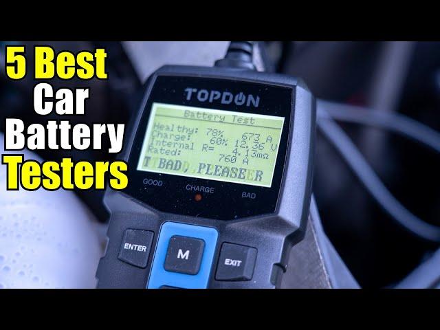 Best car battery tester and analyzer 2024