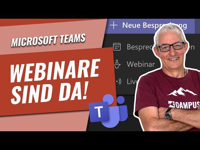 Wie kann ich offene WEBINARE mit Microsoft Teams durchführen?