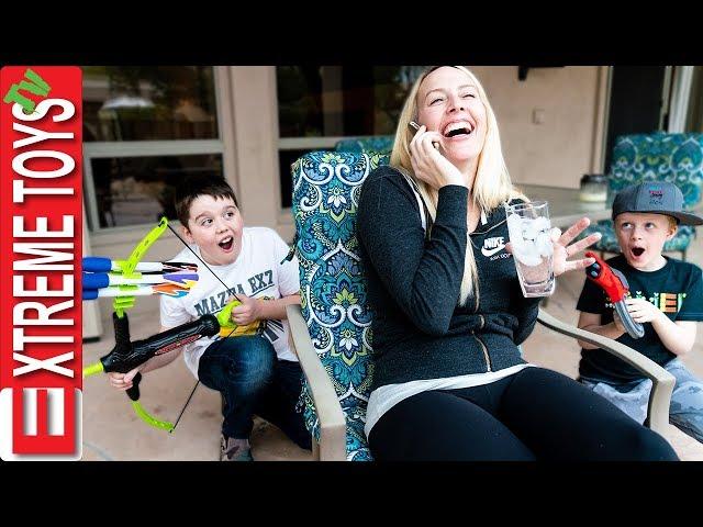 Babysitters House Adventure! Ethan and Cole go to Aunt Jenna's House!