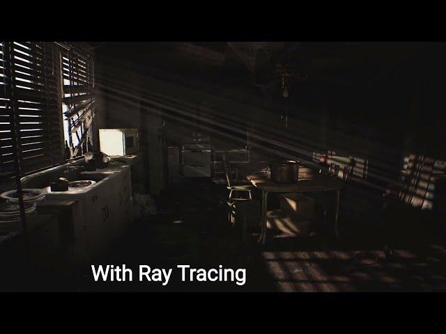 Resident Evil 7 Biohazard: Ray Tracing Comparison PlayStation 5