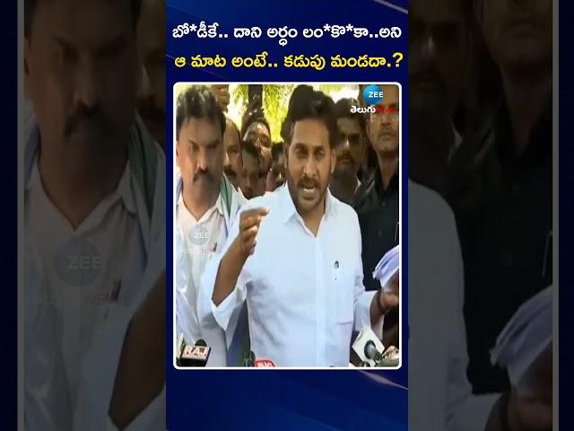 YS Jagan Comments on Pattabhi | బో*డీకే.. దాని అర్ధం లం*కొ*కా.. అని.. ఆ మాట అంటే..కడుపు మండదా..?