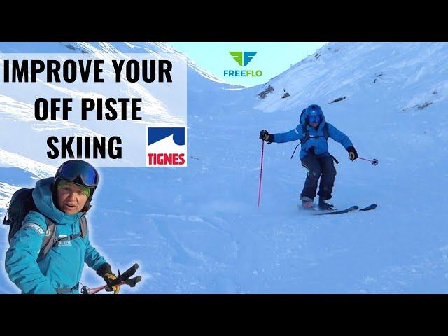 HOW TO IMPROVE YOUR OFF PISTE SKIING In A Gully (Bonus Tip At End)