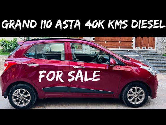 Grand I10 Asta Diesel for sale|Secondhand car sale in Hyderabad|Low Budget Car sale in Telangana