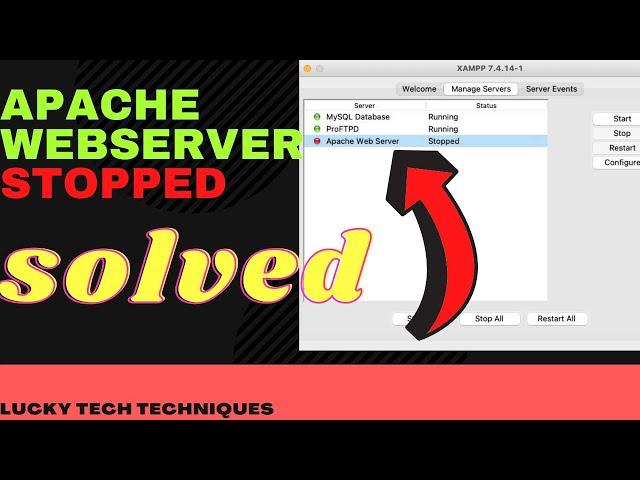 Apache Web Server Stopped