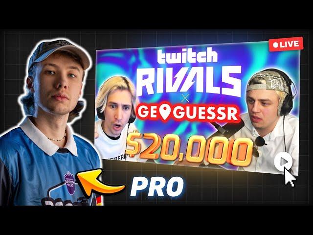 PRO reagiert auf Papaplatte's TWITCH RIVALS GEOGUESSR WIN