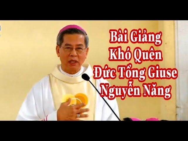 Good Lecture | Archbishop Joseph Nguyen Nang During the Mass Pope Joseph Do Manh Hung Received GP