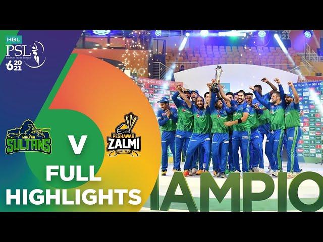 Full Highlights | Multan Sultans vs Peshawar Zalmi | Final Match 34 | HBL PSL 6 | MG2T