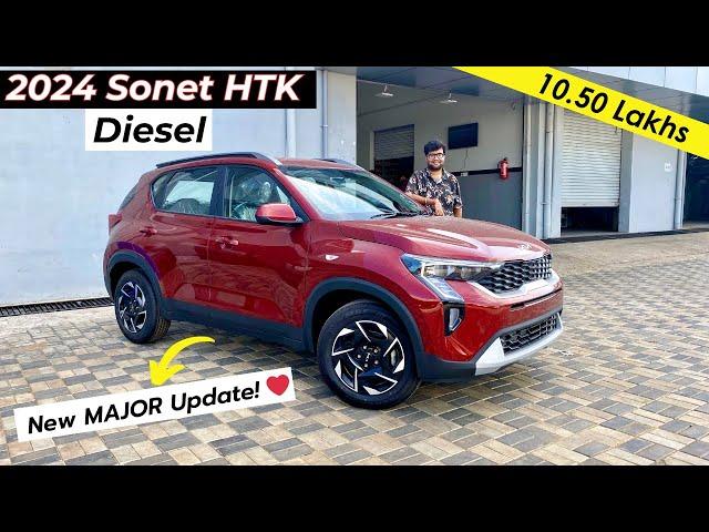 * Major UPDATES  * - 2024 Kia Sonet HTK Diesel | ₹10.50 Lakhs |