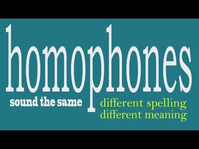 Homophone Song: There, Their, They're