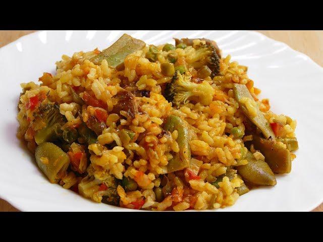 RICE with vegetables or how to make a DELICIOUS recipe without using meat