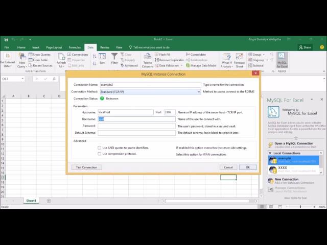 How to Connect Microsoft Excel to MySQL