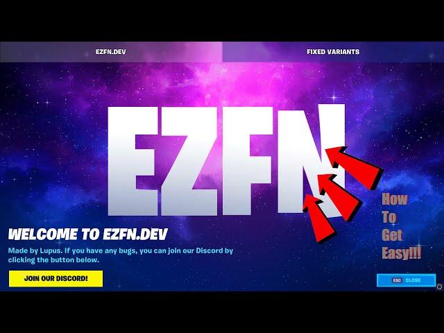 Updated! How To Get Ezfn.dev launcher easy! (Updated Fortnite.dev)