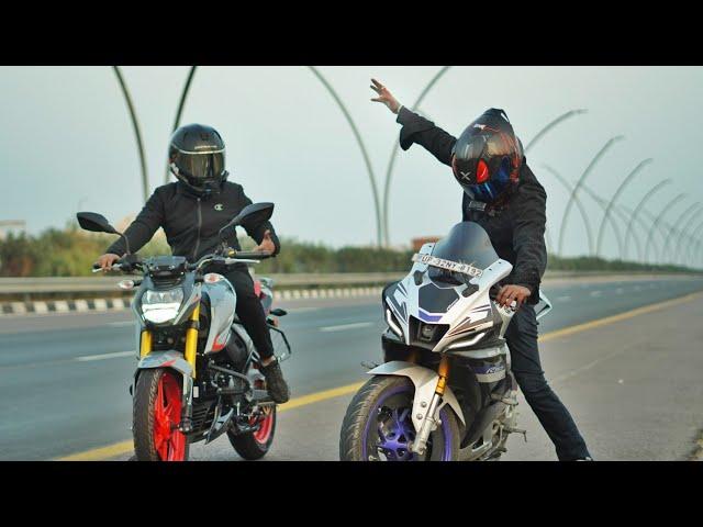 2025 Apache 160 4v Vs Yamaha R15M | बच्चे बाप से पंगा नहीं लेते